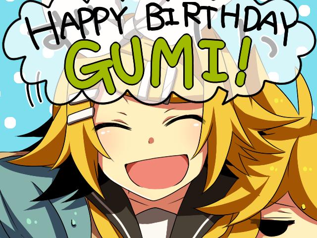 GUMI生日快乐！