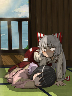 妹红去辉夜那里放火