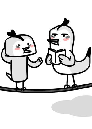 熬夜的鸟儿话真多