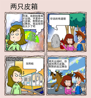 两只皮箱