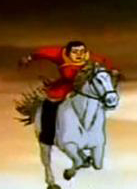 奇异的蒙古马下