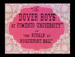 The Dover Boys at Pimento University or The Rivals of Roquefort Hall