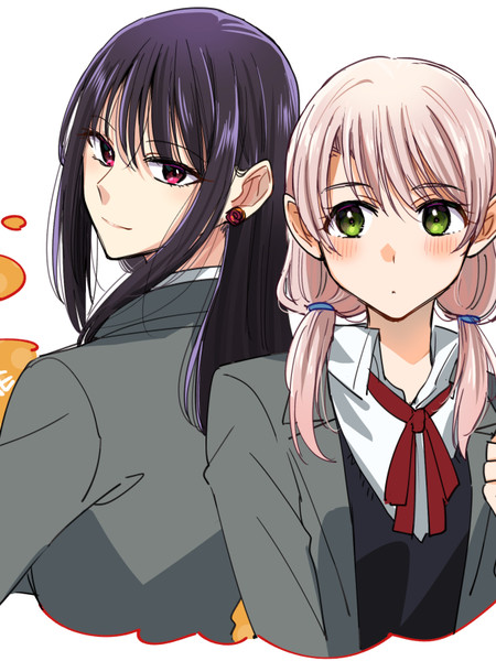 元气少女与孤高的天才美少女贴贴的故事